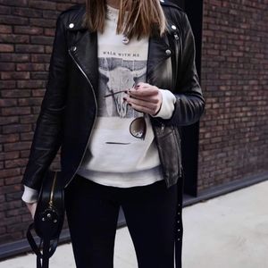 Anine Bing Walk With Me Sweatshirt M